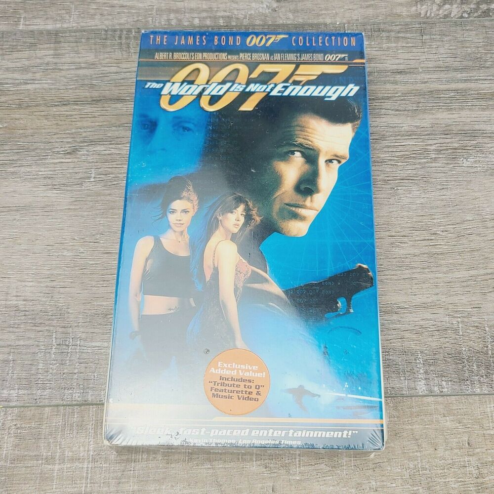 The World Is Not Enough (VHS, 2000) 007 James Bond Collection New Sealed